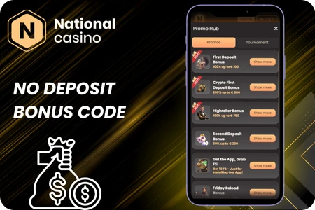 Nationalcasino no deposit bonus code
