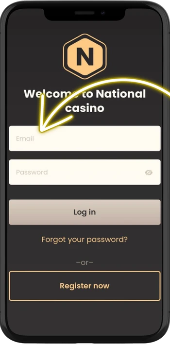 Nationalcasino enter email