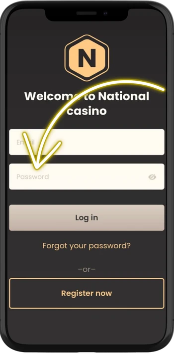 Nationalcasino enter password